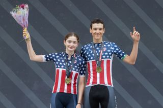Ashlin Barry and Liliana Edwards win junior 17-18 time trials at 2025 US Pro Road Nationals