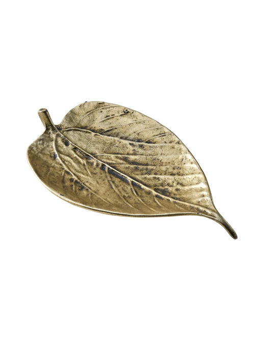Brass Leaf Trinket Dish