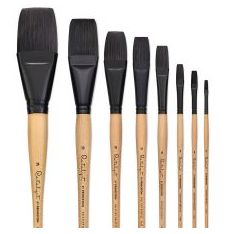 Best paintbrushes for oils Range of flat Princeton Catalyst paintbrushes