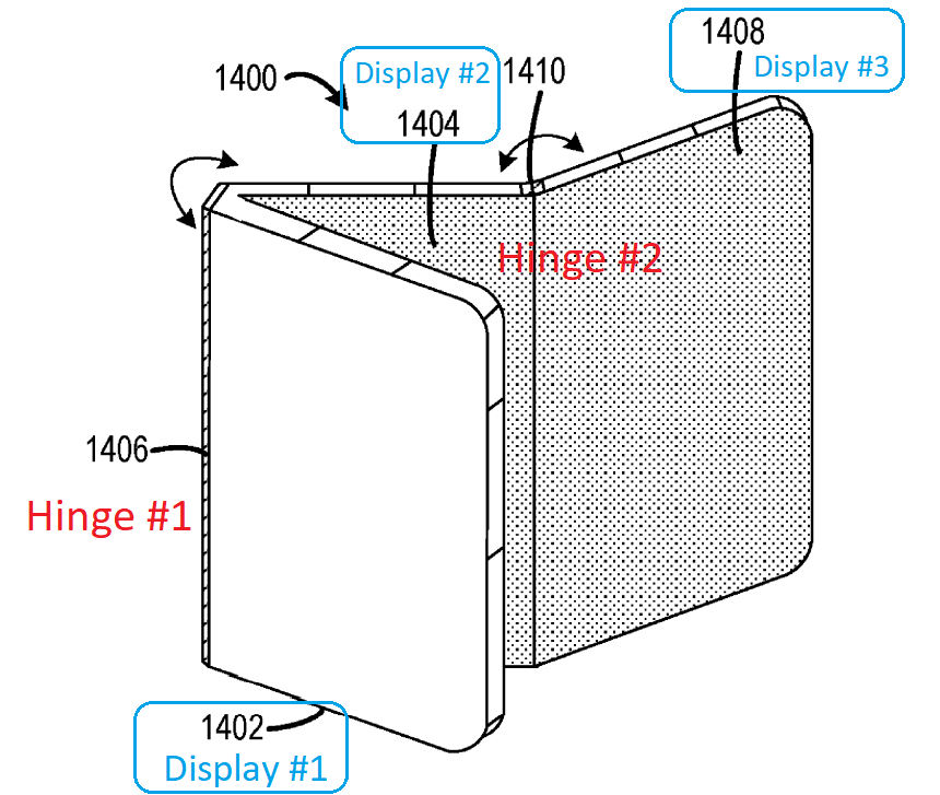Surface Trio? Microsoft patents possible triple-screen smartphone design
