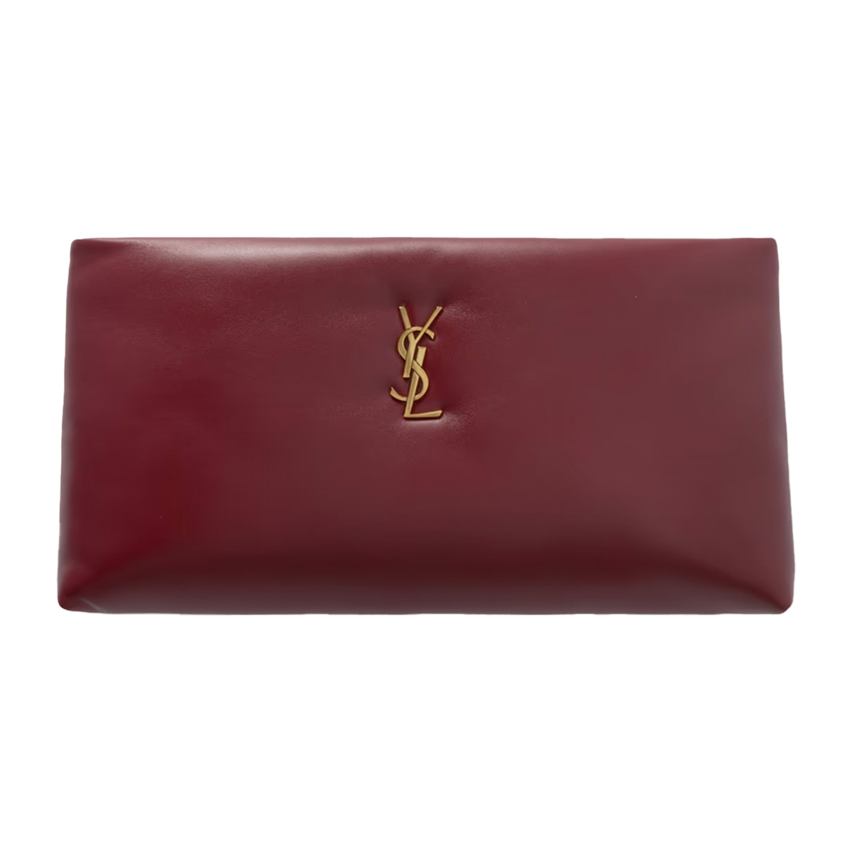 SAINT LAURENT, Calypso Long Padded Leather Pouch