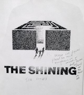 One of the rejected posters for The Shining.