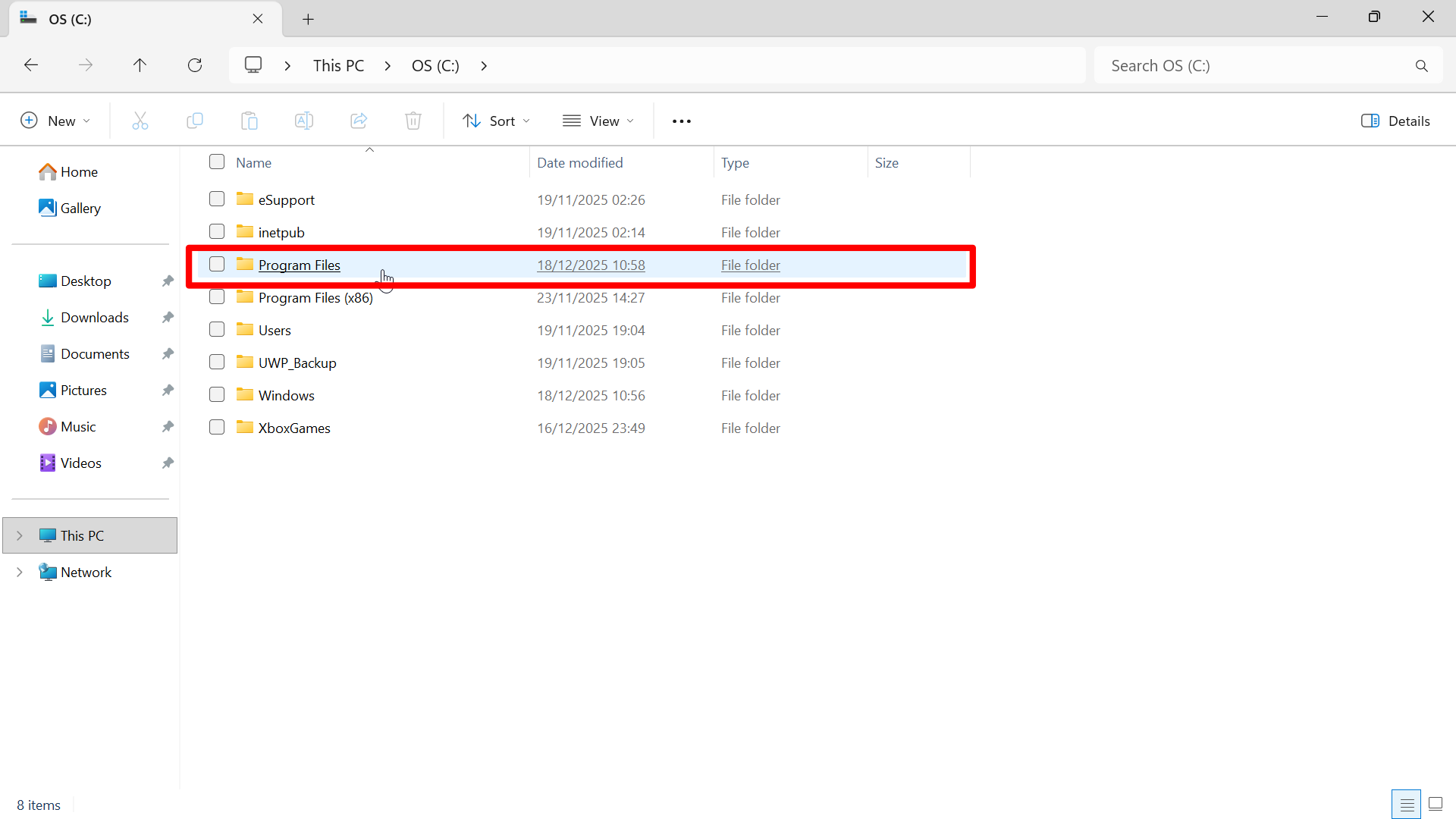 Step by step guide on how to access WindowsApps folders