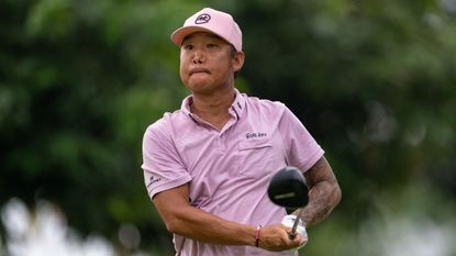 Anthony Kim at the Moutai Singapore Open