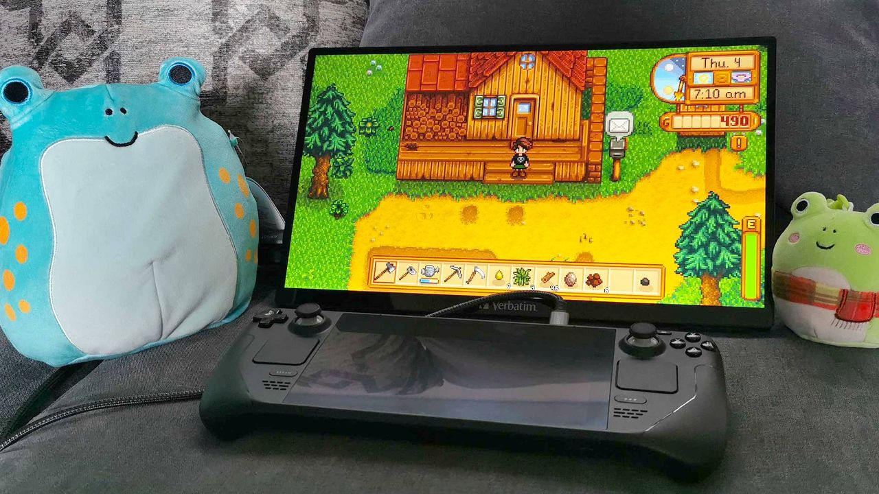 verbatim portable touchscreen monitor