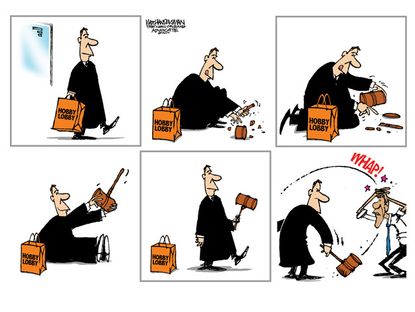 Political cartoon ObamaCare SCOTUS