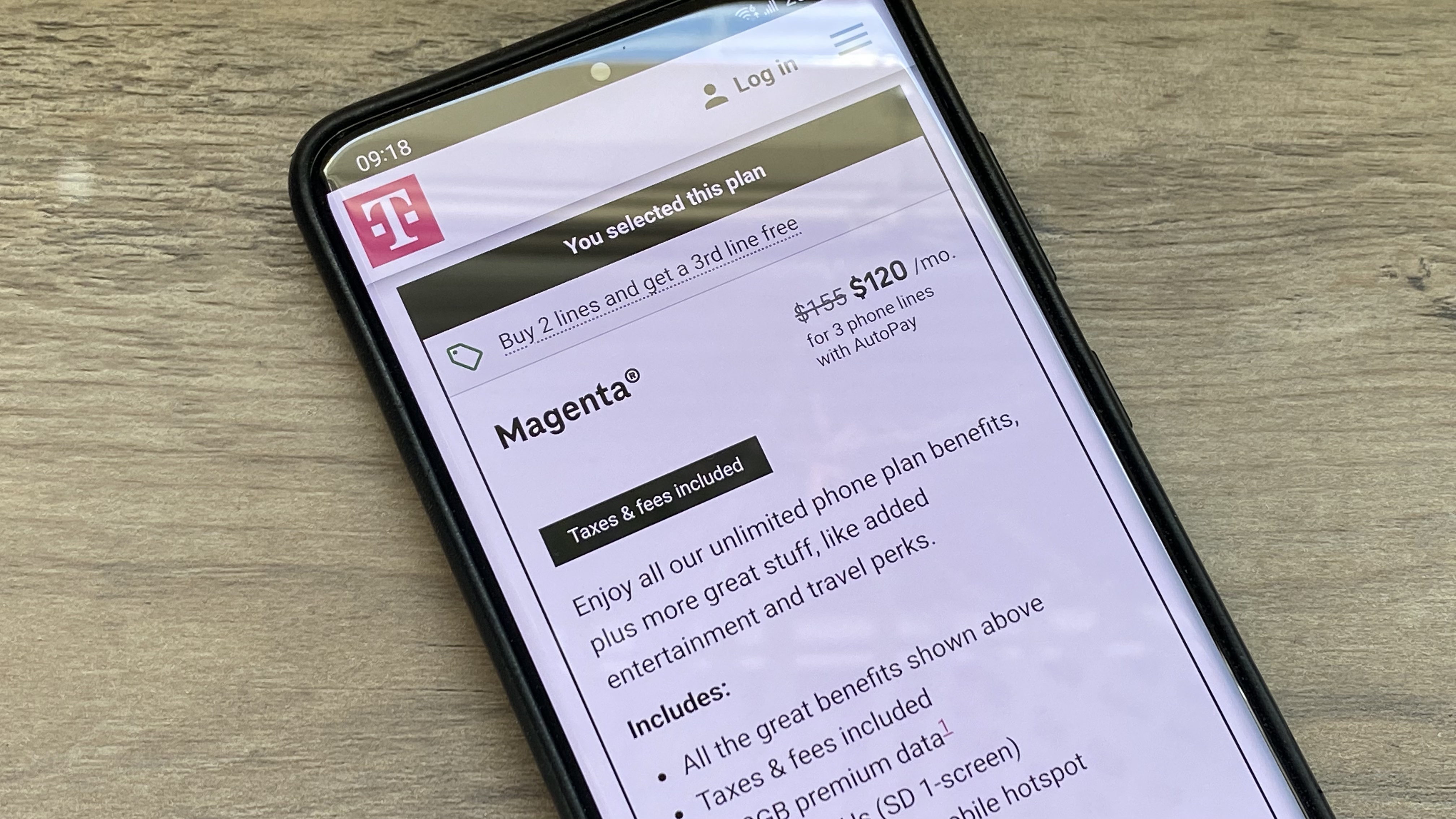 S20+ hakkında T-Mobile Magenta plan bilgileri