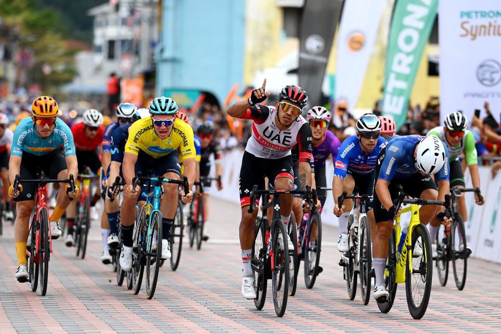 Juan Sebasti&aacute;n Molano (UA)E Team Emirates won stage 2 of the Petronas Tour de Langkawi in Raub