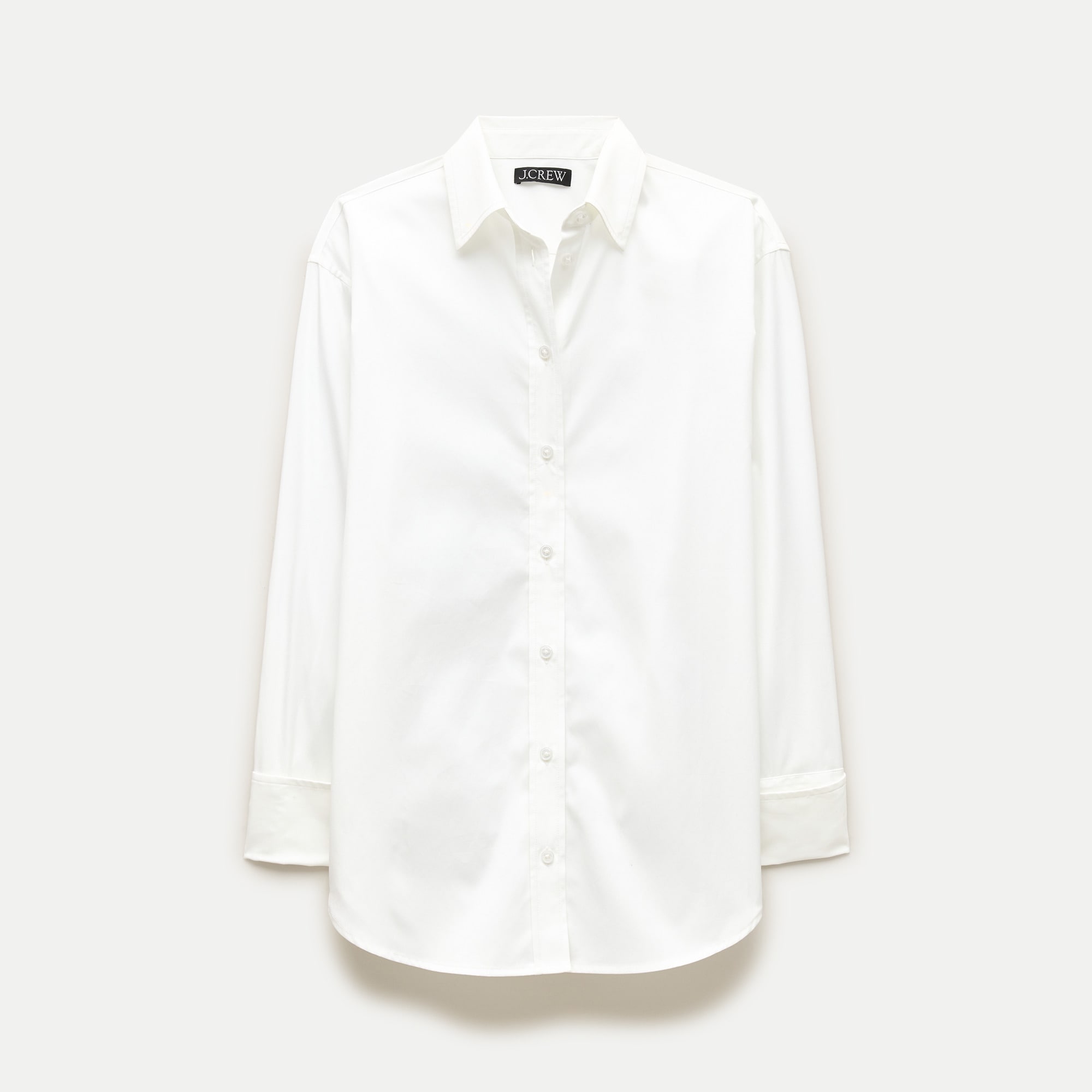 Esme Relaxed-Fit Button-Up Shirt in Greenwich Poplin