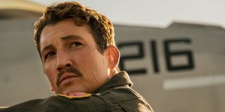 Miles Teller in Top Gun Maverick 2021