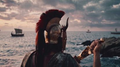 A still from new AI movie Odysseus: The Fall