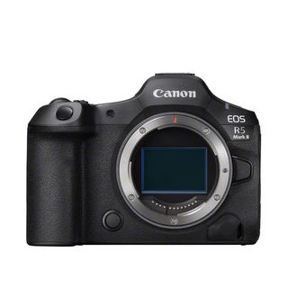 Canon EOS R5 Mark II on a white background