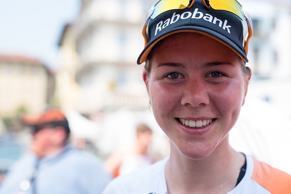 Thalita De Jong (Rabo Liv) wins the final stage at the Giro Rosa