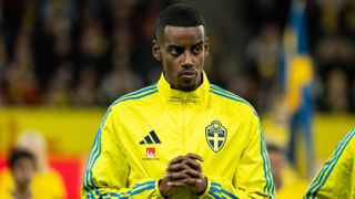 Alexander Isak of Sweden looks on before the International Friendly match between Sweden and Northern Ireland