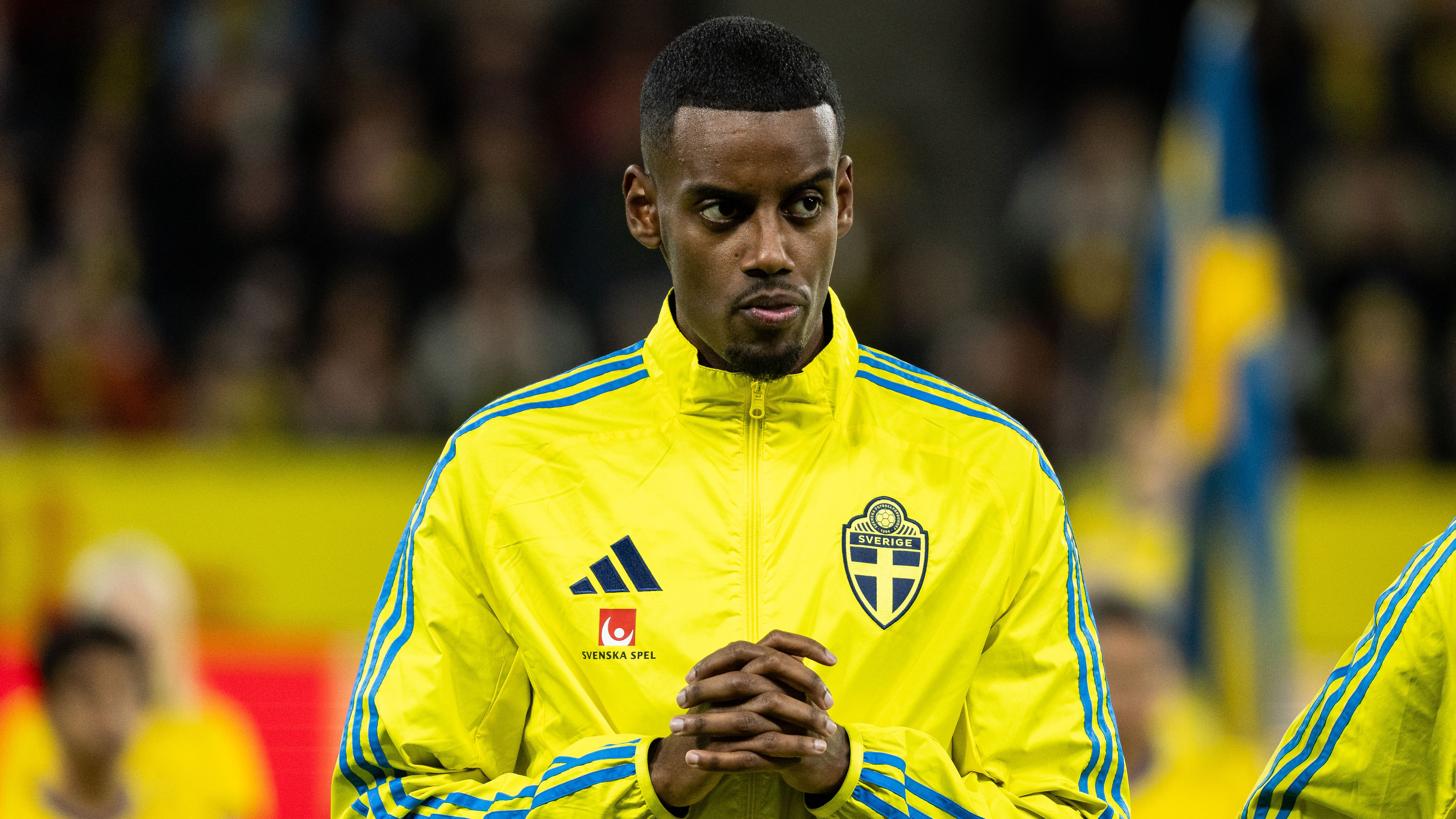 Alexander Isak of Sweden looks on before the International Friendly match between Sweden and Northern Ireland