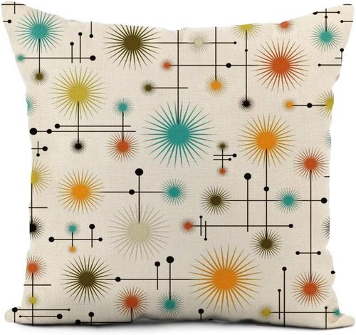 Retro Starbursts Cushion