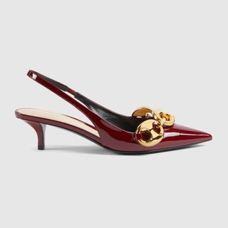 Gucci, Slingbacks mit Marina-Kette