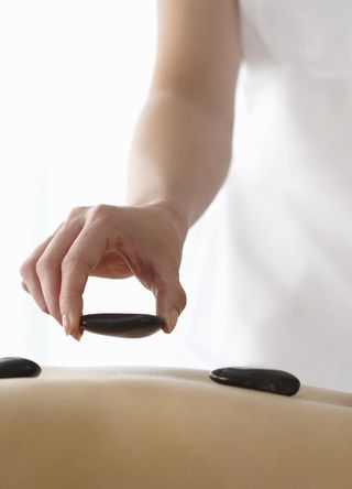 Hot stone massage