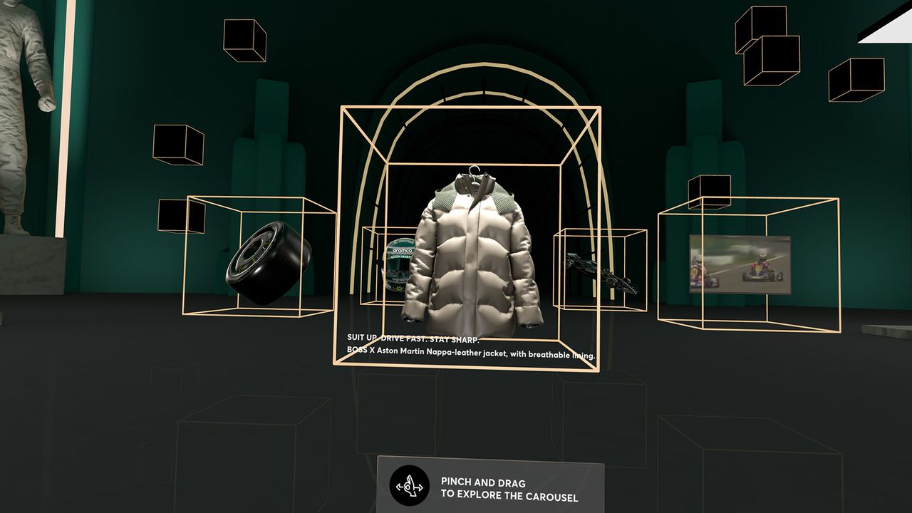 BOSS x AMF1 Immersive Spatial Experience screenshot