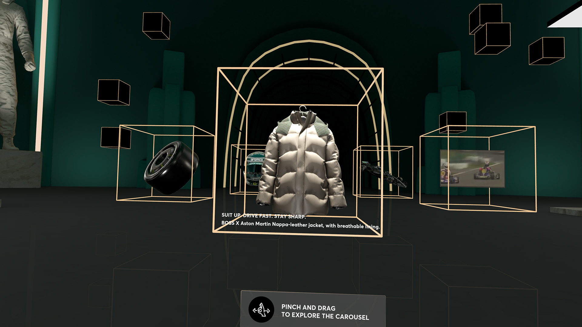BOSS x AMF1 Immersive Spatial Experience screenshot