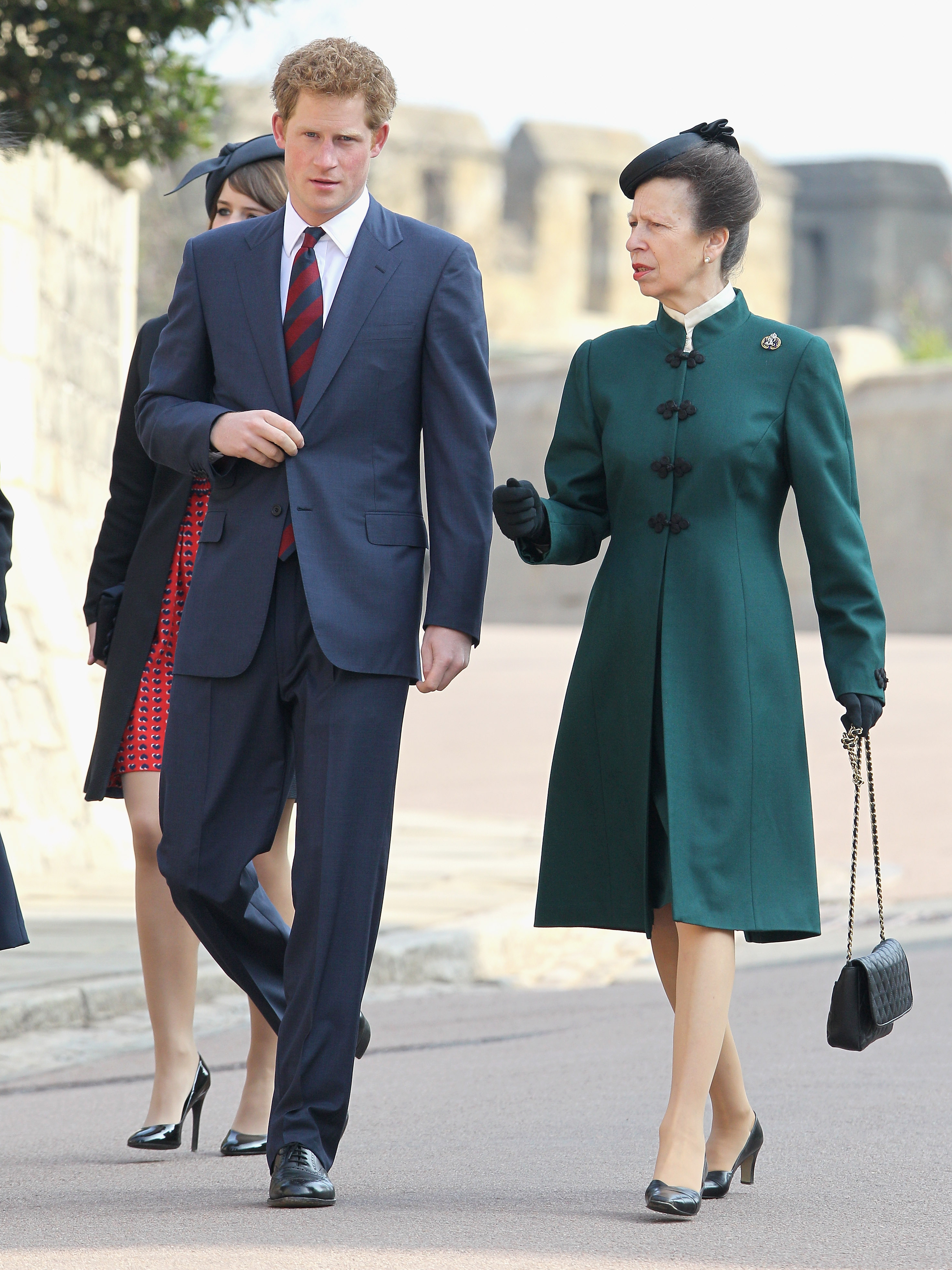 The Royal Family stand on the Buckingham Palace balcony