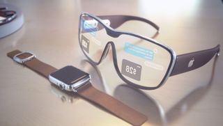 Un concepto de las gafas de Apple