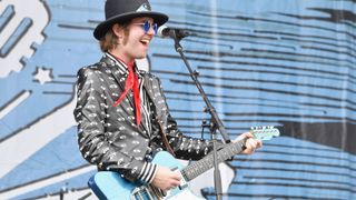 Aaron Lee Tasjan performs onstage during day 1 of Pilgrimage Music & Cultural Festival 2018 on September 22, 2018 in Franklin, Tennessee