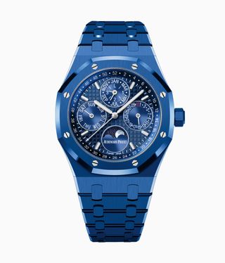 blue Audemars sports watch