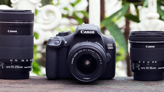1 m extensible trépied avec Support pour Canon EOS 1300D Rebel T6 débutant Caméra 