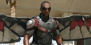 Anthony Mackie as Sam Wilson in The Falcon and the Winter Soldier