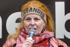 Marie Claire News: Vivienne Westwood, CND protest