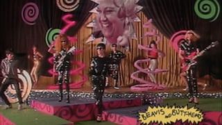 The Cramps performing in music video for Ultra Twist on Beavis and Butt-Head