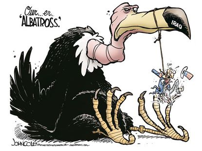 Political cartoon Iraq war