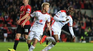 MK Dons beat Manchester United 4-0 at Stadium MK in 2014