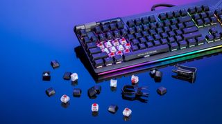 mechanical keyboard with switches