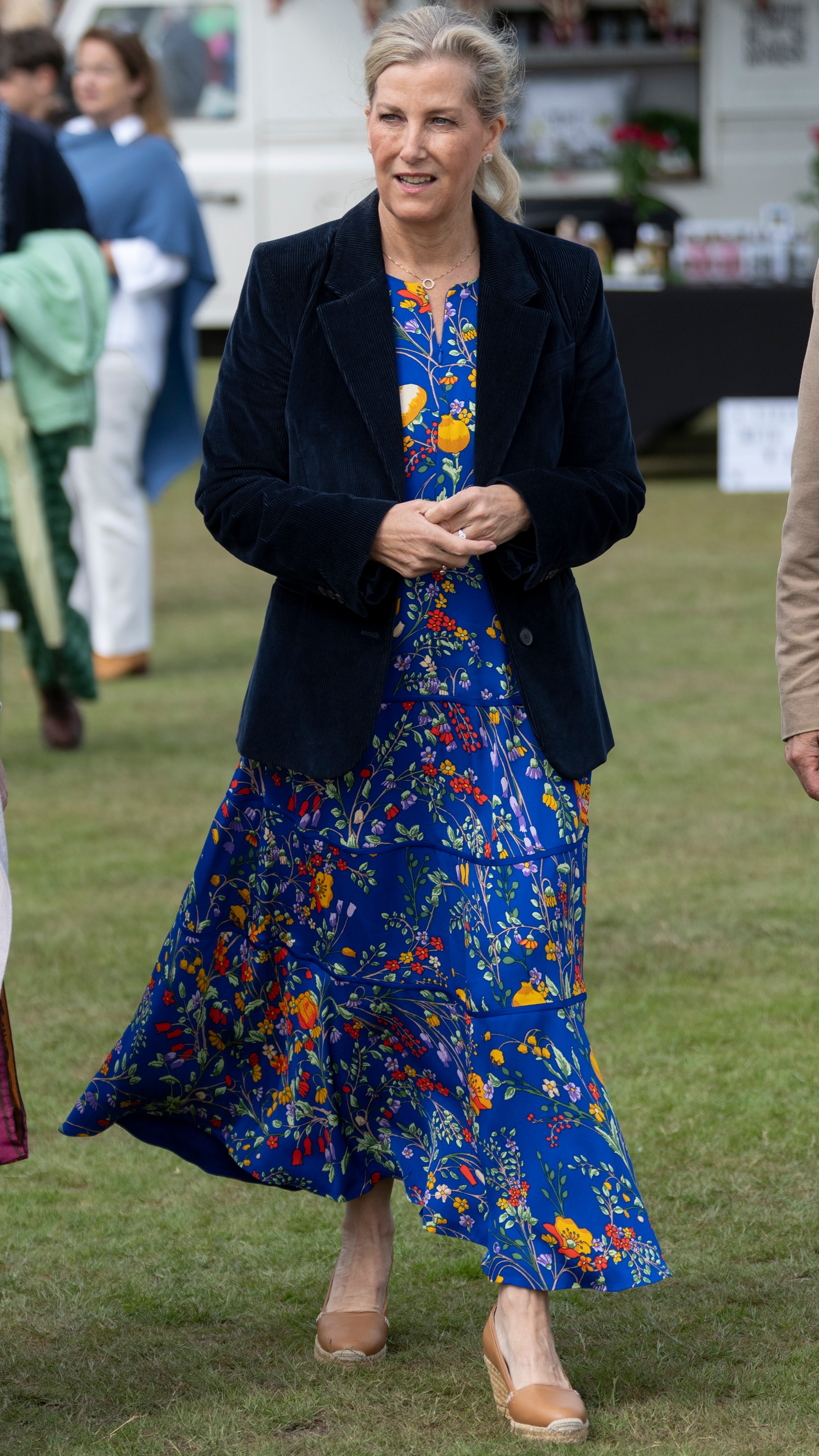 Sophie, Duchess of Edinburgh walks as she attends the Royal Windsor Flower Show at Windsor Great Park
