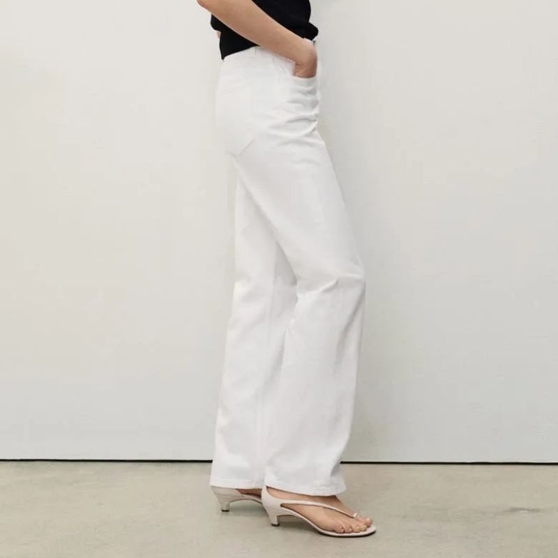 Mango Matilda Mid Rise Straight Leg Jeans