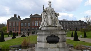 A general view of a fountain at Kensington Palace