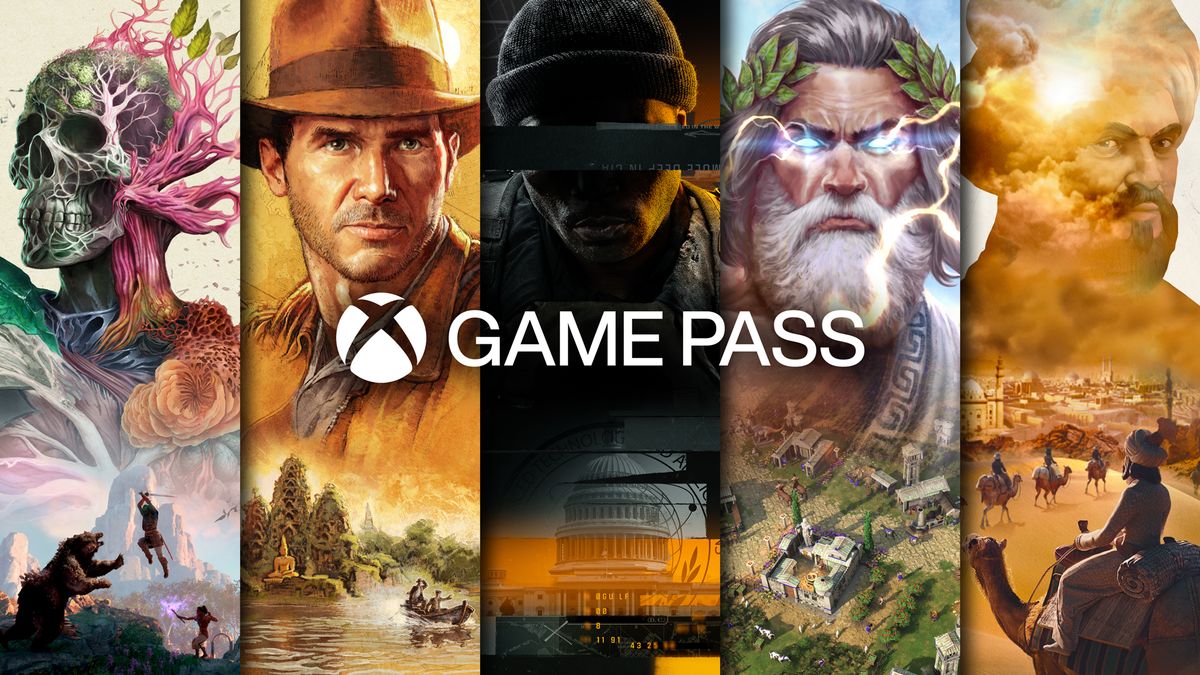 Xbox Game Pass showing Avowed, Indiana Jones, Black Ops 6 and more