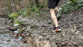 Salomon DRX Defy GRVL on rockier terrain