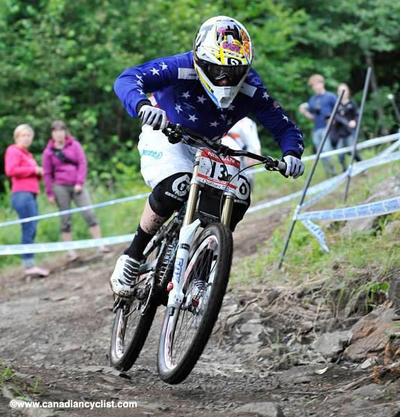 Aaron Gwin's ride earned him his first World Cup podium.