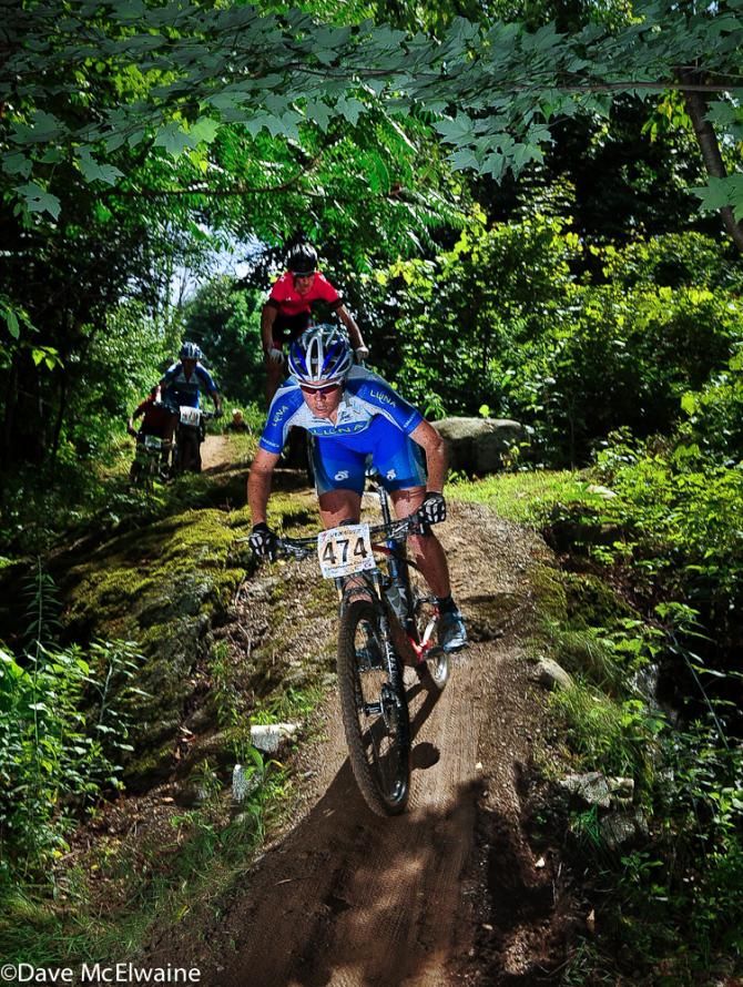 Georgia Gould (Luna Pro Team) leading late in the race