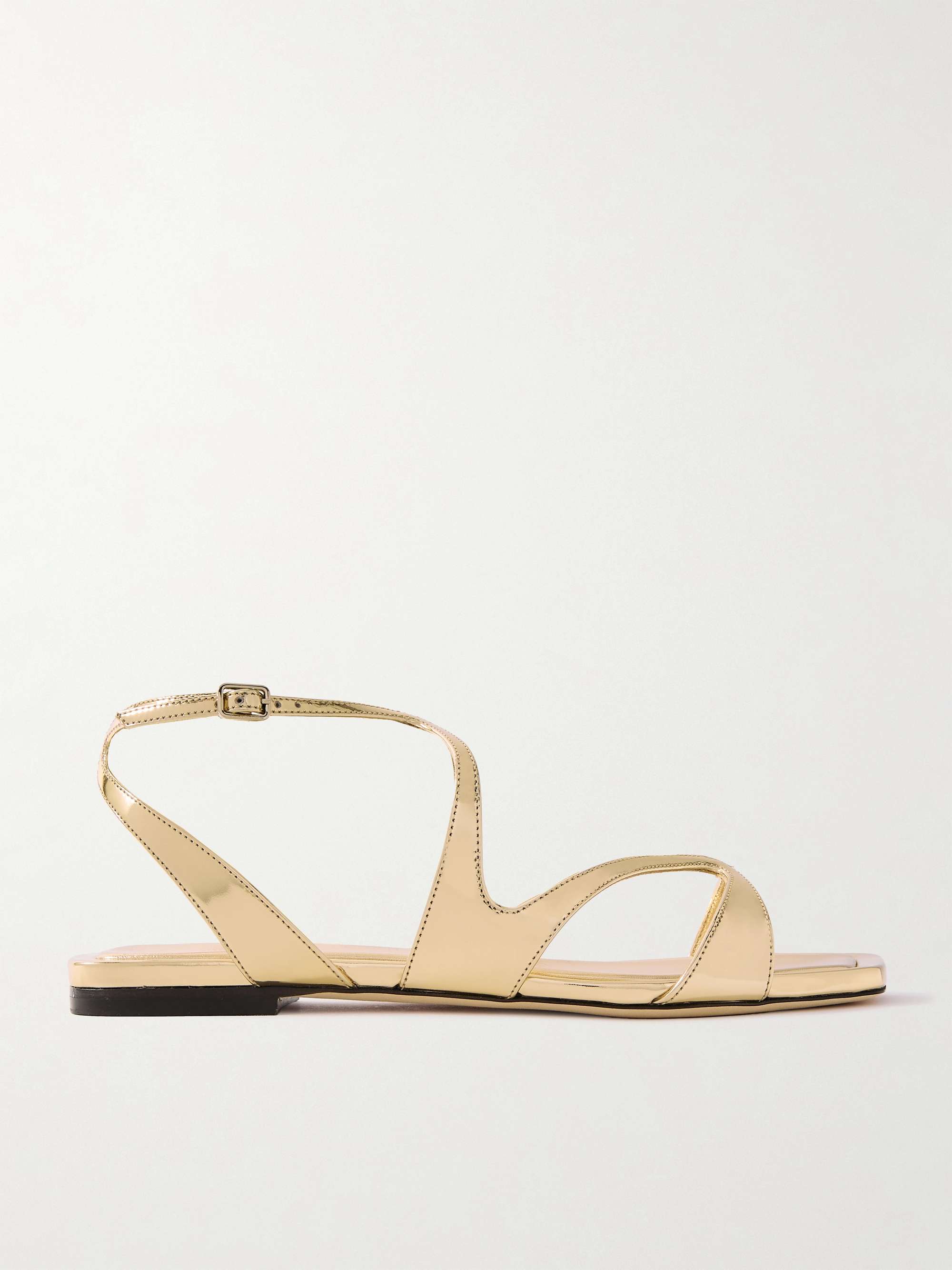 Ayla Metallic Leather Sandals