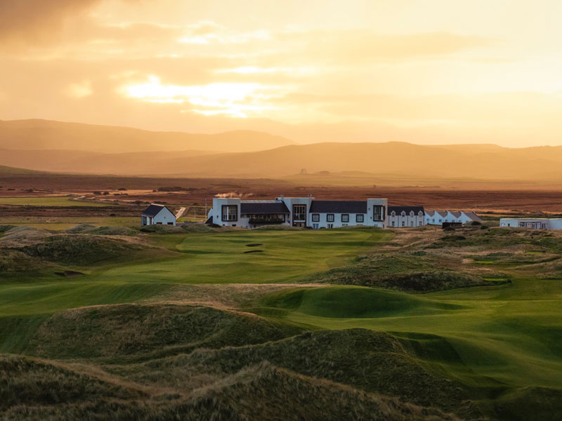 A view of the 18th hole