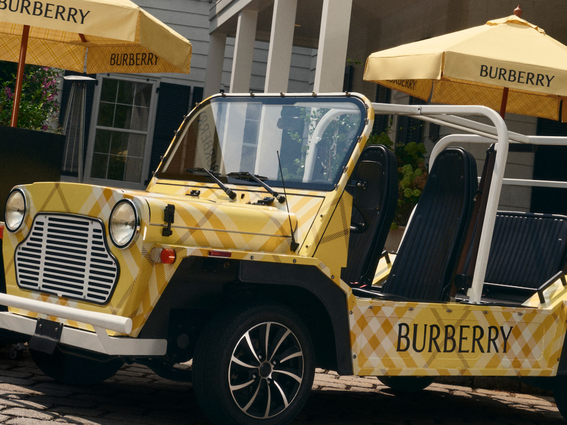 Burberry pop-up boutique in Bridgehampton.