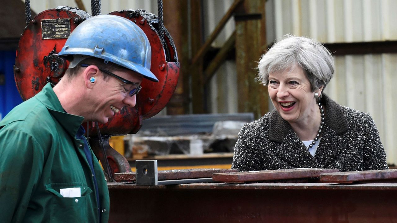 Theresa May, campaign trail 