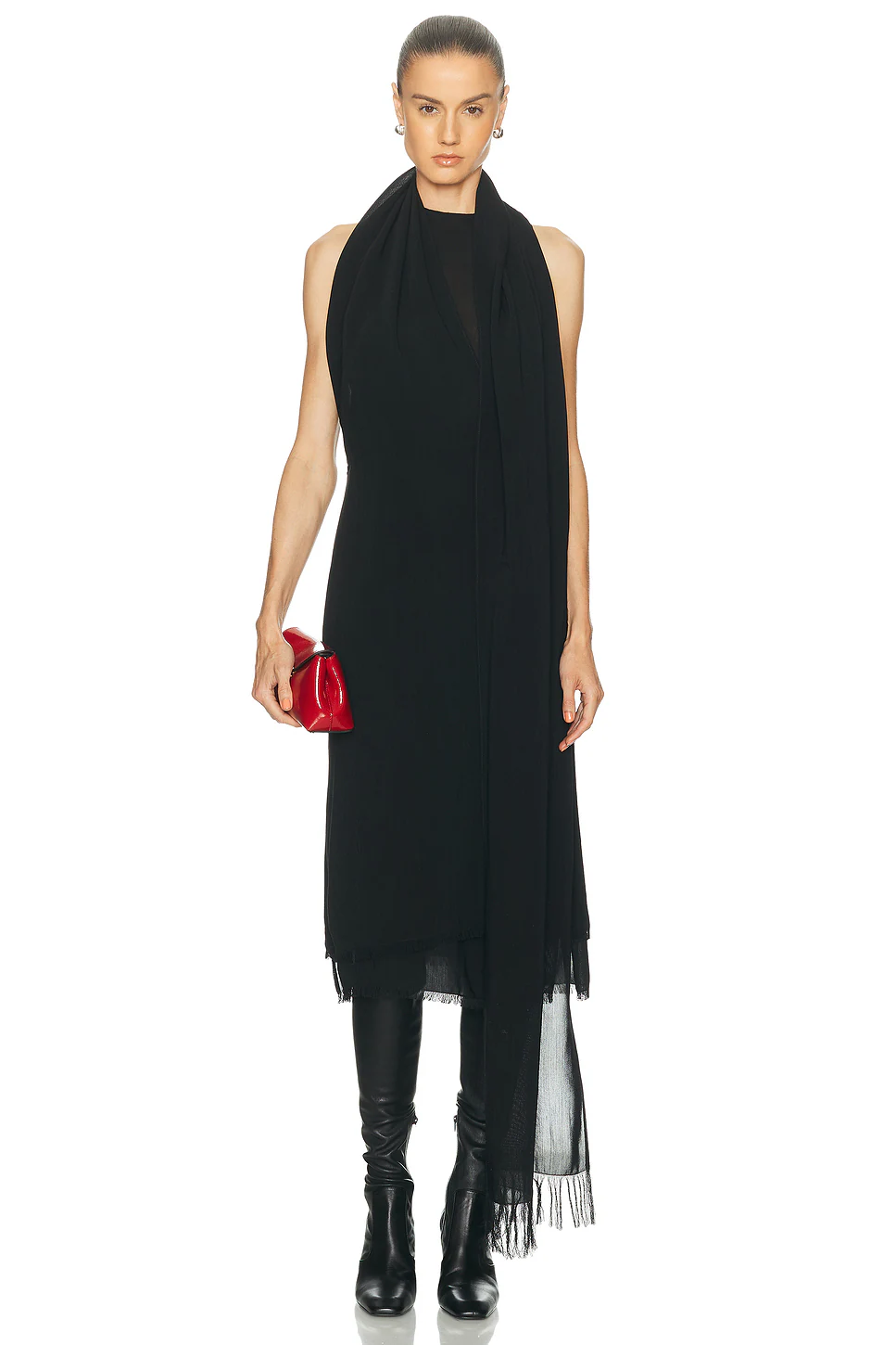 Toteme , Fringed Scarf Dress