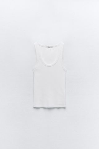 Zara, Ribbed Vest Top