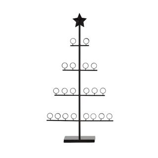 Christmas Tree Card Holder in black