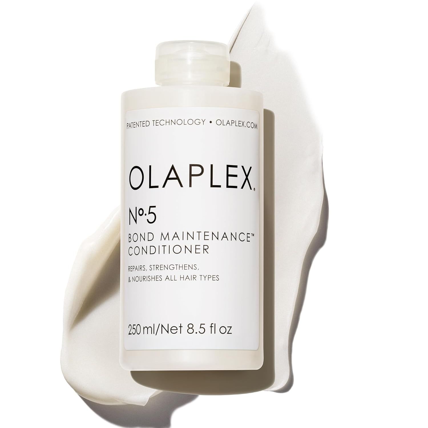 Olaplex Nº. 5 Bond Maintenance Conditioner: Reduces Breakage & Strengthens Hair | Hydrates, Smooths & Detangles | for Coily, Curly, Straight, and Wavy, 250 Ml / 8.5 Fl. Oz.